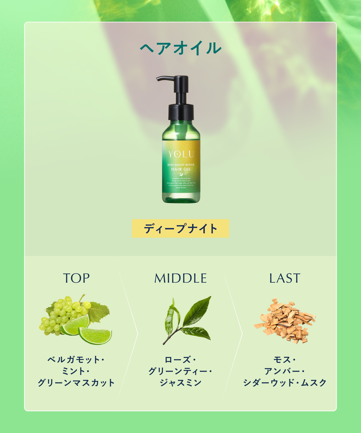 【2026年夏限定】YOLU ヨルトリーツサマー ナイトリペアヘアオイル