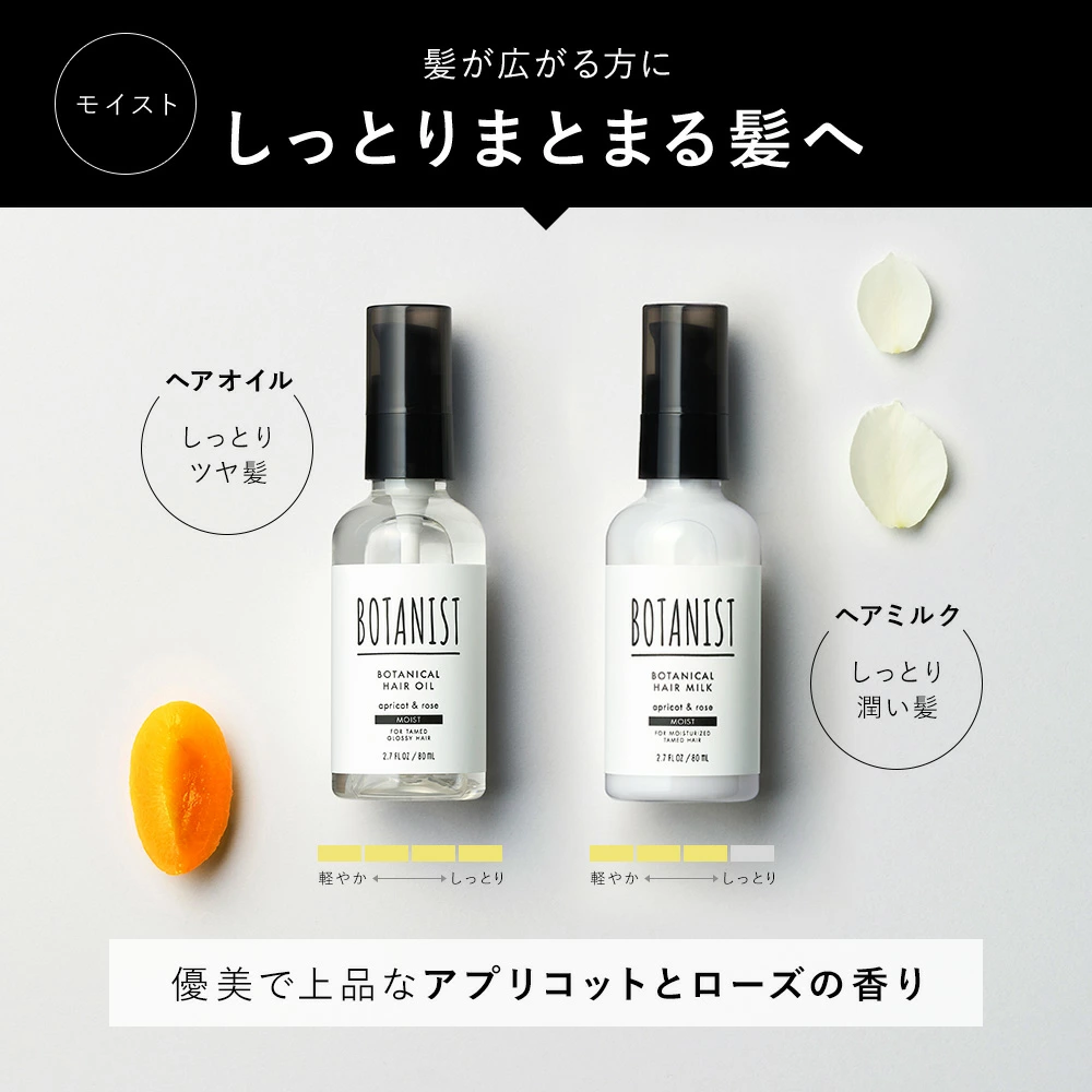 【旧モデル】BOTANIST ボタニスト ボタニカルヘアオイル・ヘアミルク