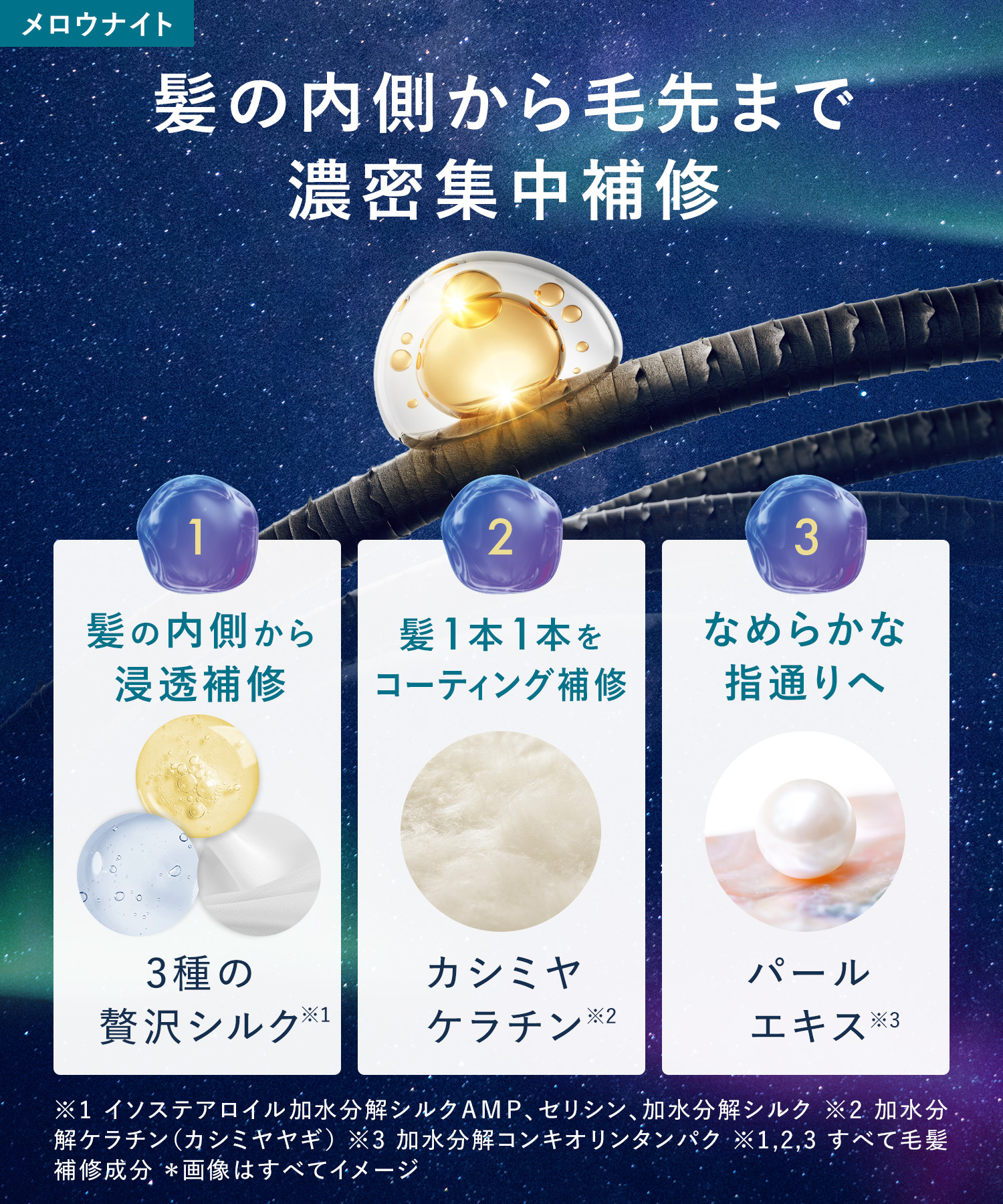 YOLU ヨルナイトリペアシャンプー＆トリートメント ボトルセット
