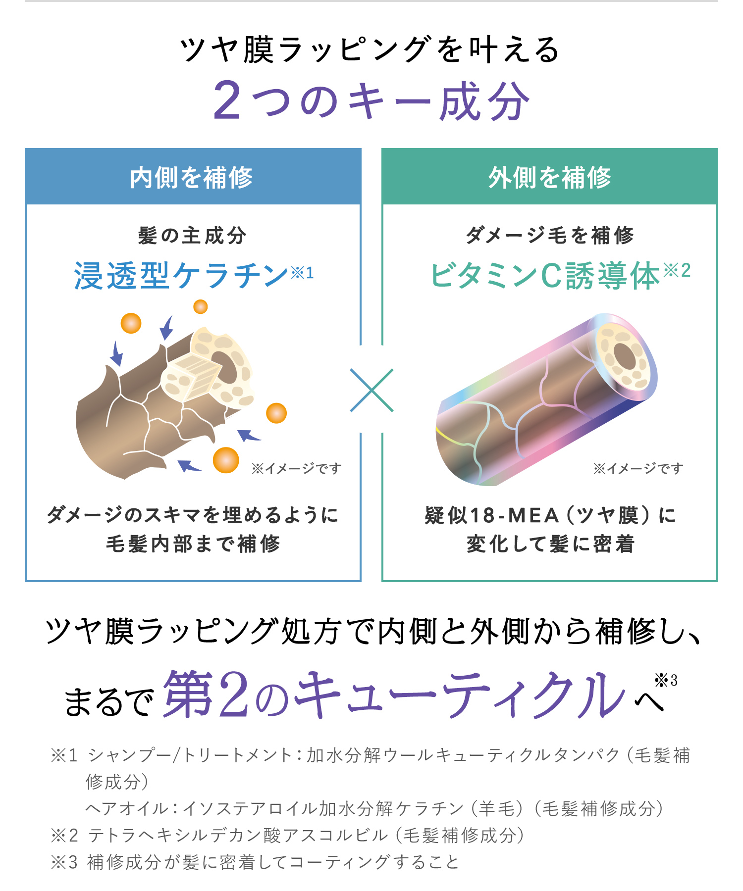 Qurap キュラップ ラッピングモイストシャンプー・トリートメント 詰替