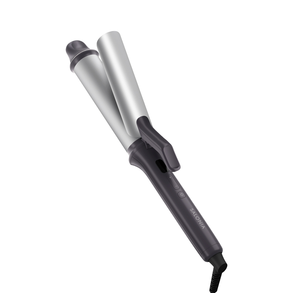 送料無料】SALONIA グロッシーケア カールヘアアイロン 38mm | I-ne
