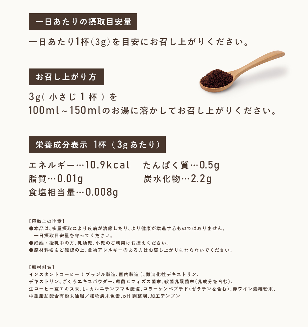 スリムコーヒー詳細2