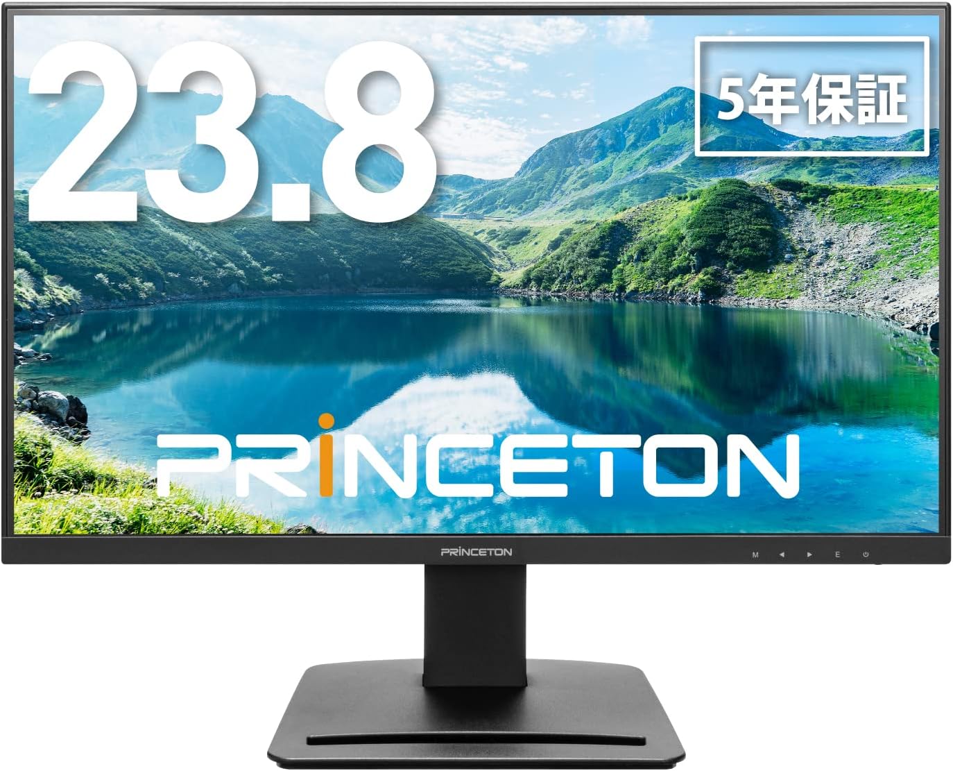モニター 23.8インチモニター 液晶ディスプレイ PCモニター プリンストン Princeton PTFBFG-24W 1920×1080 スピーカー搭載 液晶モニター 5年保証付き