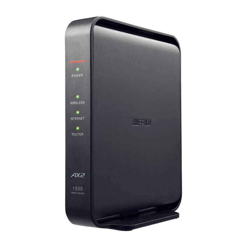 バッファロー Wi-Fiルーター 一人暮らし〜4人家族まで WSR-1500AX2L Wi-Fi6対応