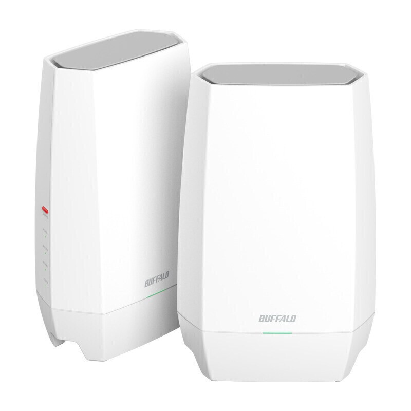 メッシュWi-Fi（2台セット）の例（バッファロー WNR-5400XE6P/2S）