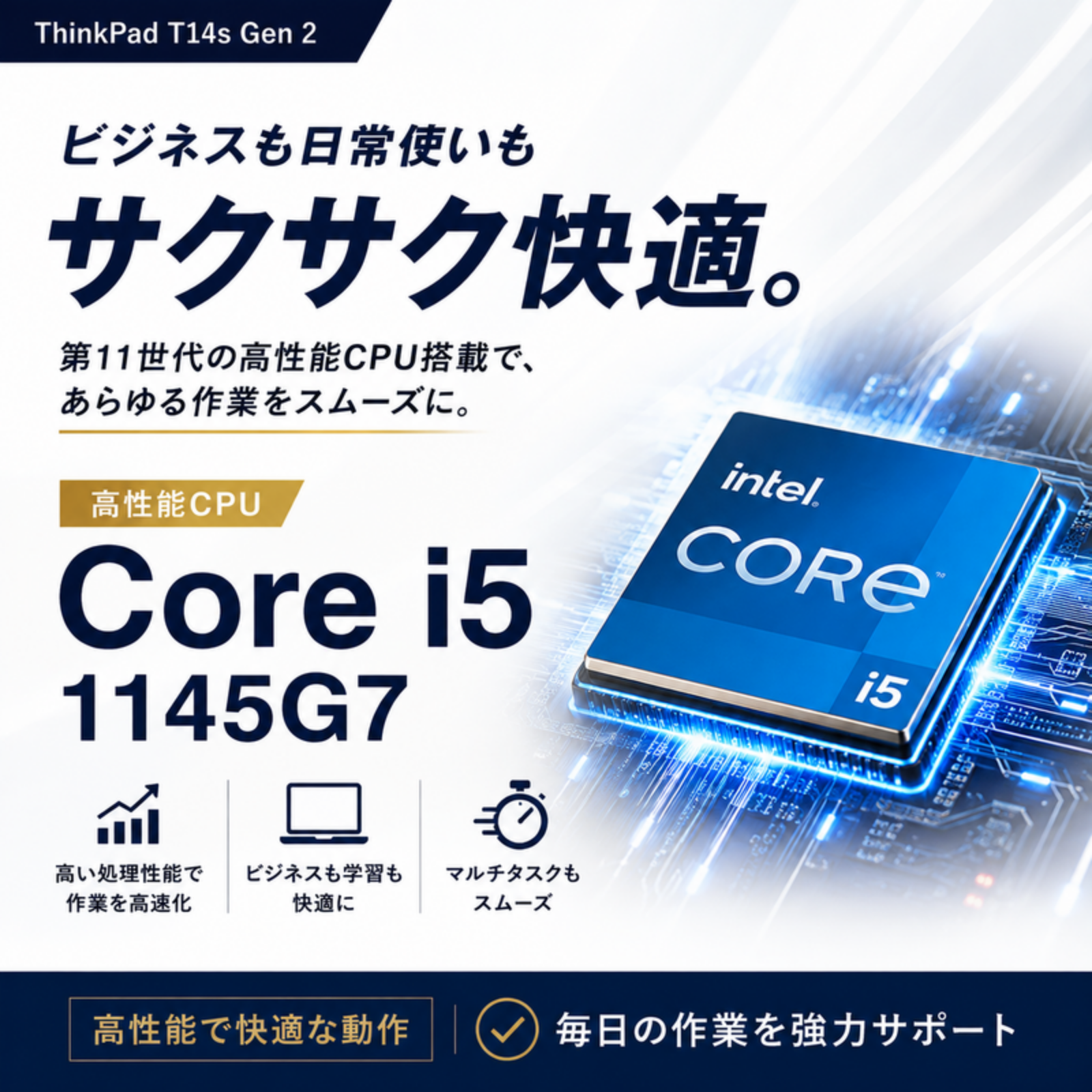 Lenovo ノートパソコン ThinkPad T14s Gen2 14型 Corei5 1145G7 メモリ16GB SSD256GB Windows11 Office選択可 中古 Office: Officeなし, 電話＆リモートサポート: 付けない