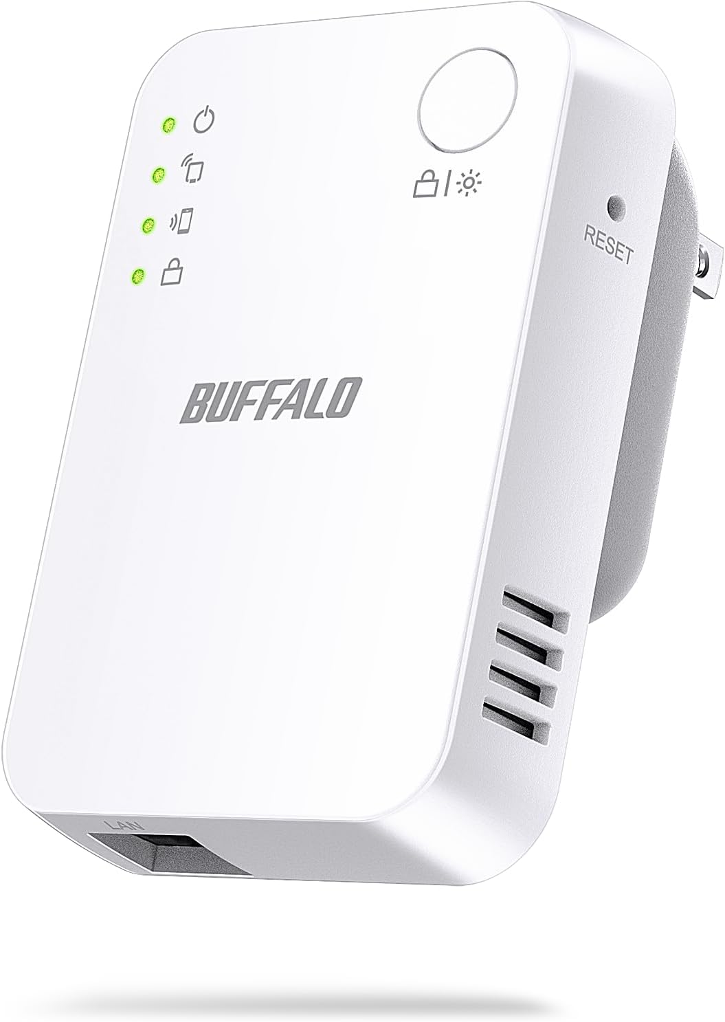 バッファロー Wi-Fi中継機 WEX-1166DHPL 2階でも快適Wi-Fi 5GHz対応 挿すだけかんたん設定