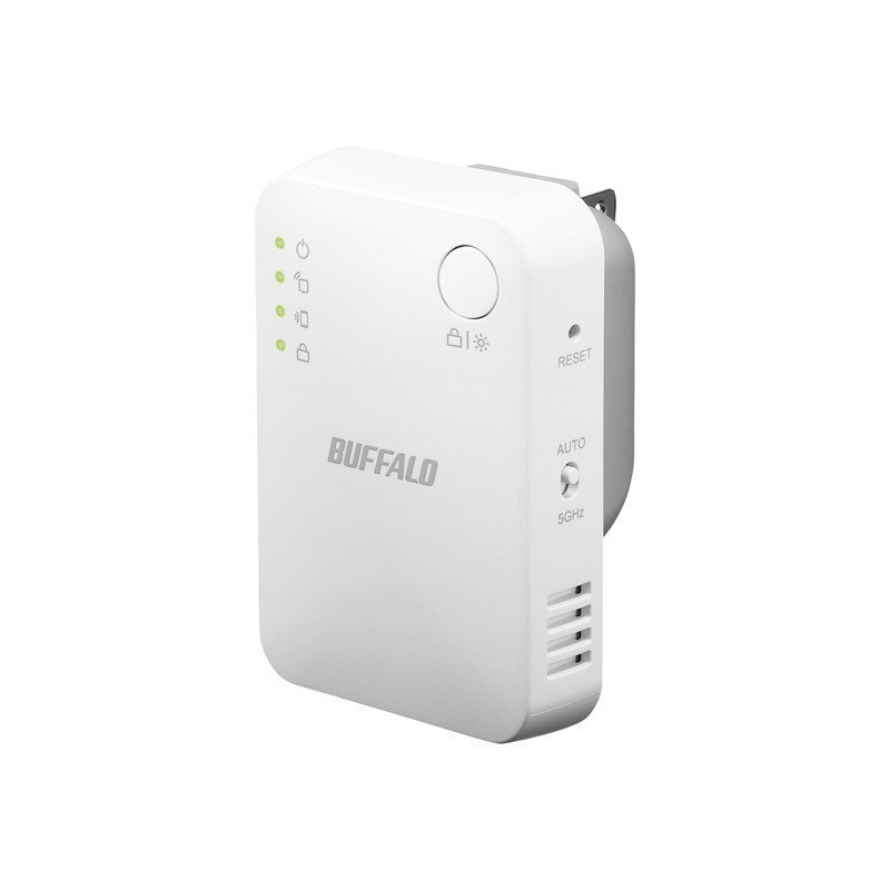 コンセント直挿しのWi-Fi中継機の例（バッファロー WEX-733DHP2）