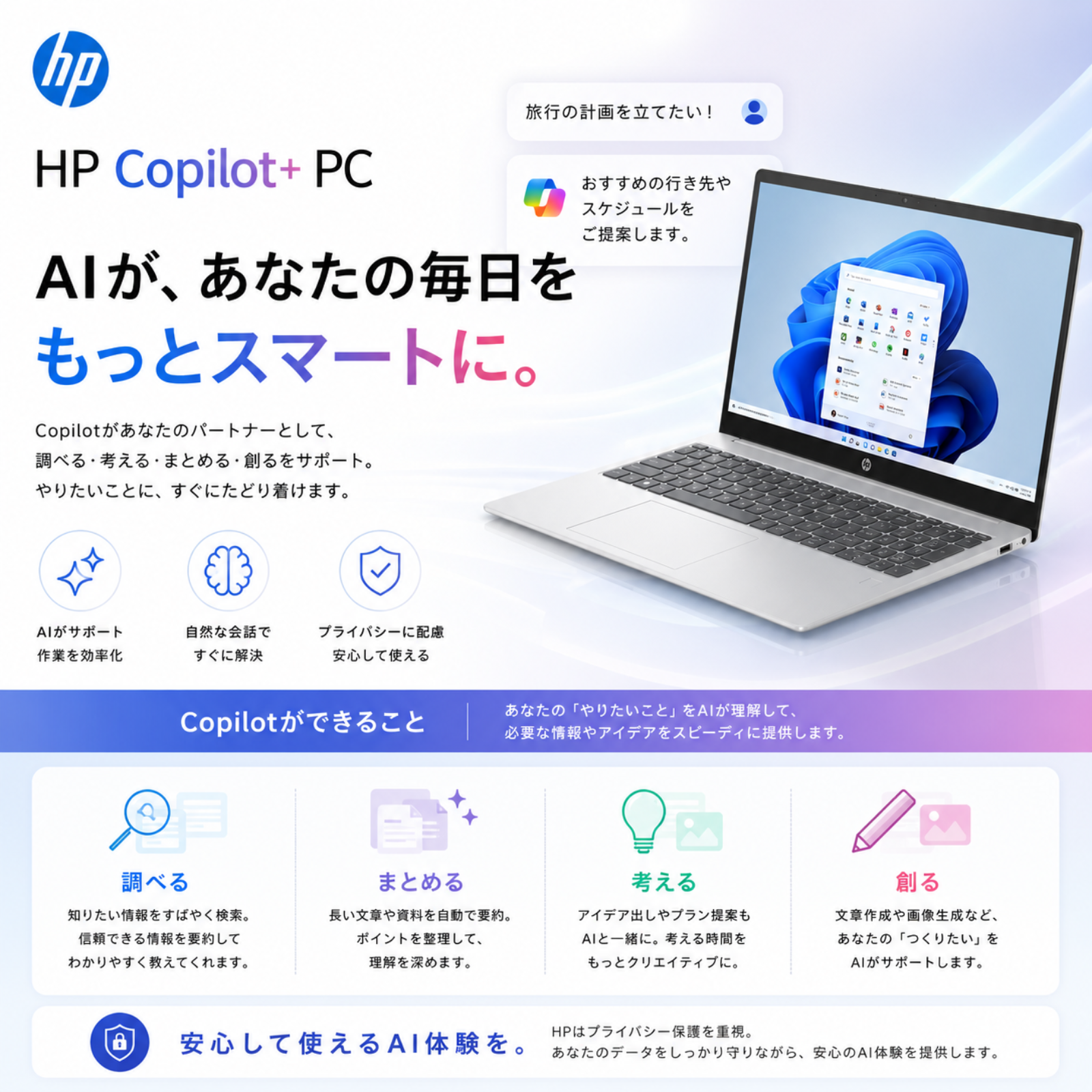 HP ノートパソコン 15-fd 15.6型 インテル Core5 120U メモリ16GB SSD256GB Windows11 新品 電話＆リモートサポート: 付けない, PC延長保証（自然故障）: メーカー保証のみ