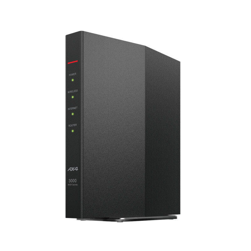 バッファロー Wi-Fiルーター 3階建・4LDKの隅まで届く WSR-3000AX4P Wi-Fi6・アンテナ3本