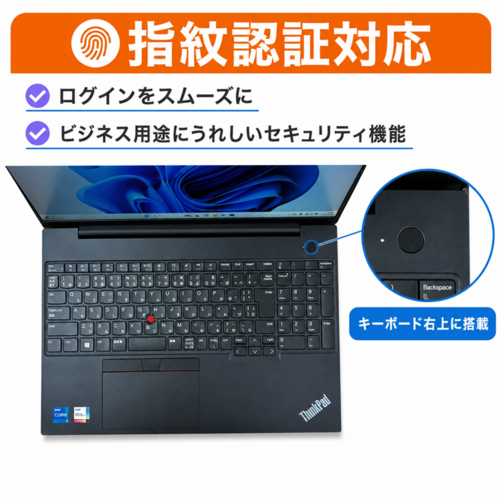 Lenovo ノートパソコン ThinkPad E16 Gen1 21JQS3AP00 16型 Corei5 1335U メモリ16GB SSD256GB Windows11 Pro Office選択可 中古 Office: Officeなし, 電話＆リモートサポート: 付けない