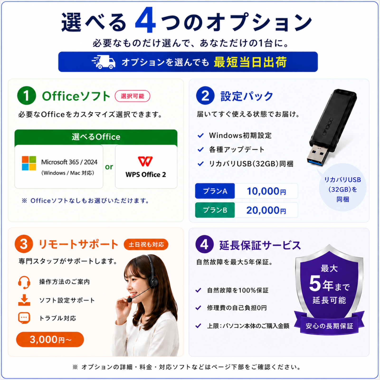 Lenovo ノートパソコン IdeaPad Slim 3 14型 Ryzen7 7735HS メモリ16GB SSD512GB Windows11 新品 Office: Officeなし, 設定パック: 設定なし, 電話＆リモートサポート: 付けない, PC延長保証（自然故障）: メーカー保証のみ