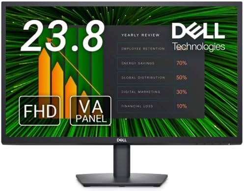 3年保守付き モニター 23.8インチモニター 液晶ディスプレイ PCモニター DELL デル フルHD FHD VA 1920×1080 液晶モニター 法人 法人モデル