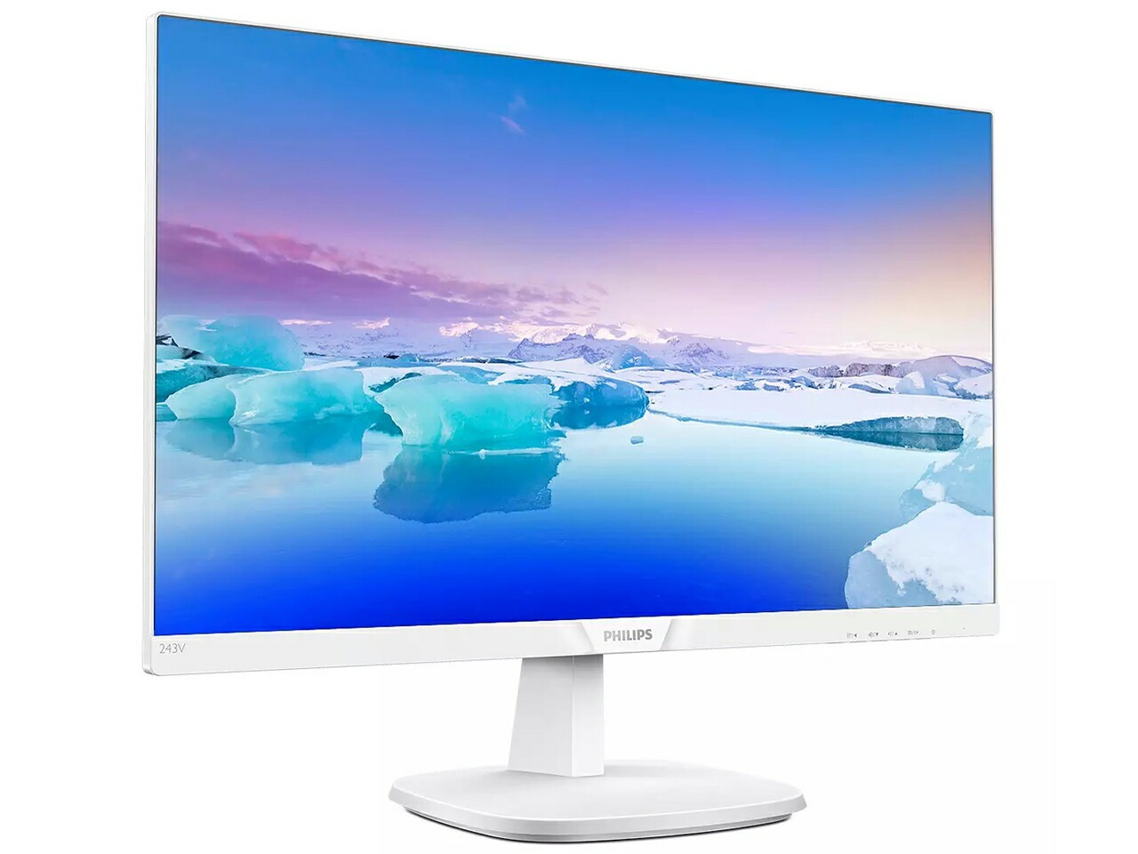 23.8インチモニター 液晶ディスプレイ フィリップス 243V7QJAW/11 IPS スピーカー搭載 液晶モニター 5年保証付き PCモニター 白 ホワイト