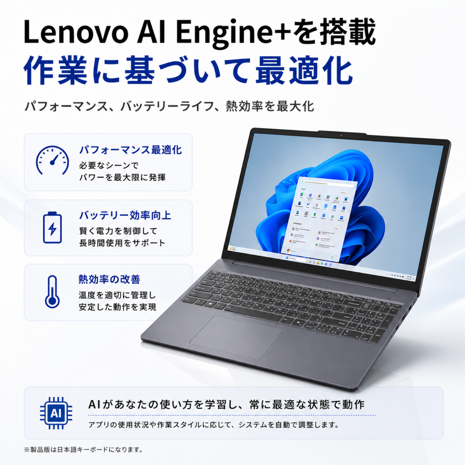【Office2024搭載】Lenovo ノートパソコン IdeaPad Slim 3 15.3型 Ryzen7 7735HS メモリ16GB SSD512GB Windows11 新品 設定パック: 設定なし, 電話＆リモートサポート: 付けない, PC延長保証（自然故障）: メーカー保証のみ