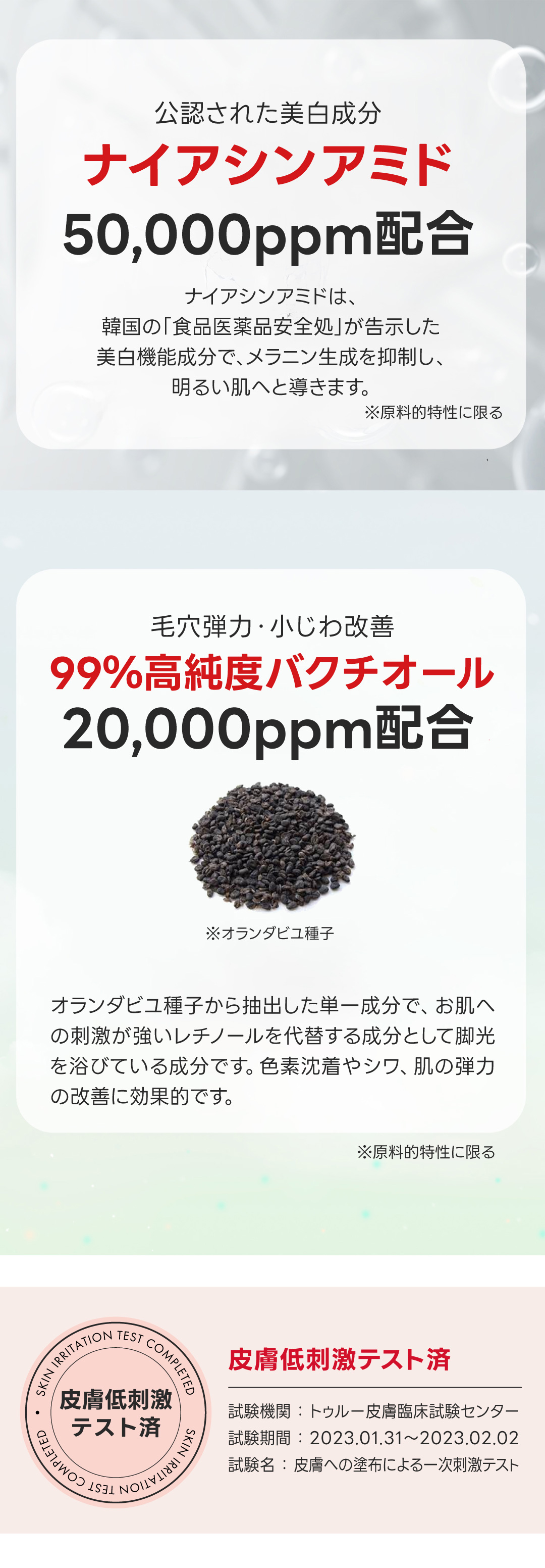 成分配合量2