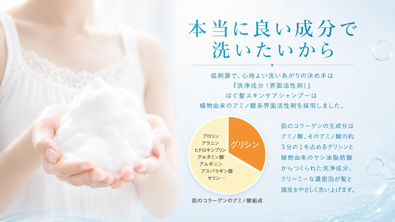 本当に良い成分で洗いたいから