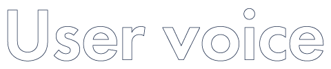 User voice