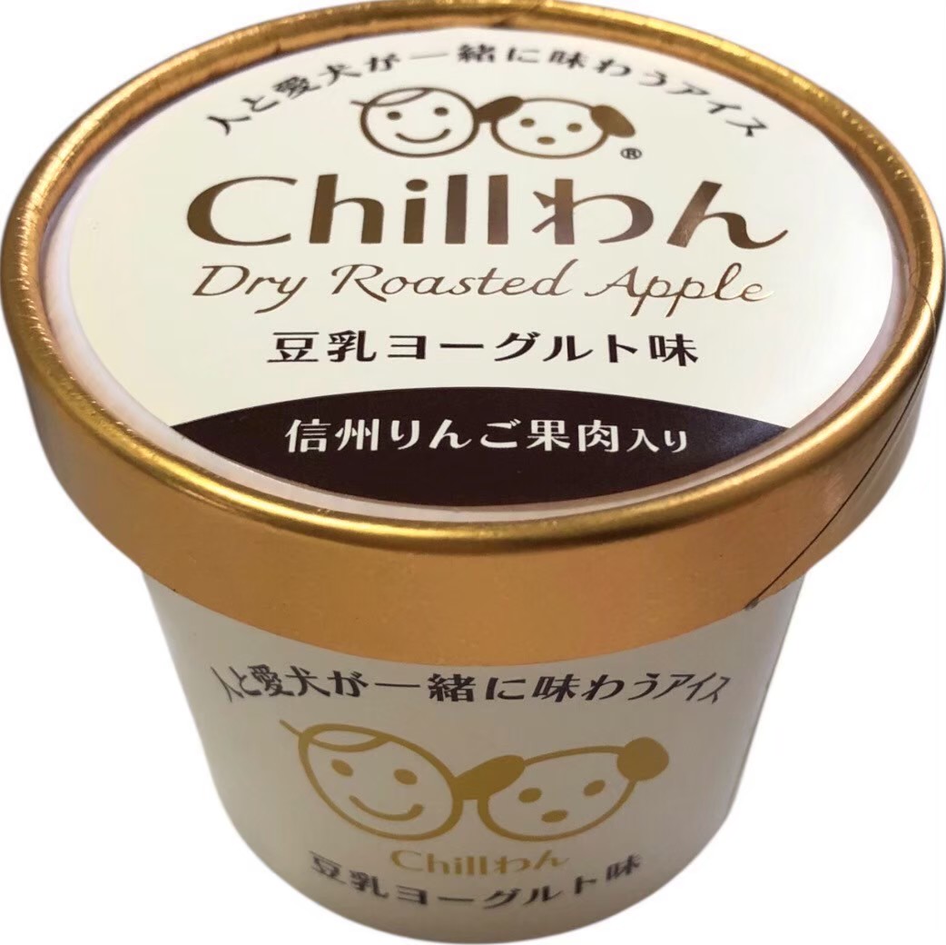 Chillわん　豆乳ヨーグルトアイス　信州産りんご果肉入り
