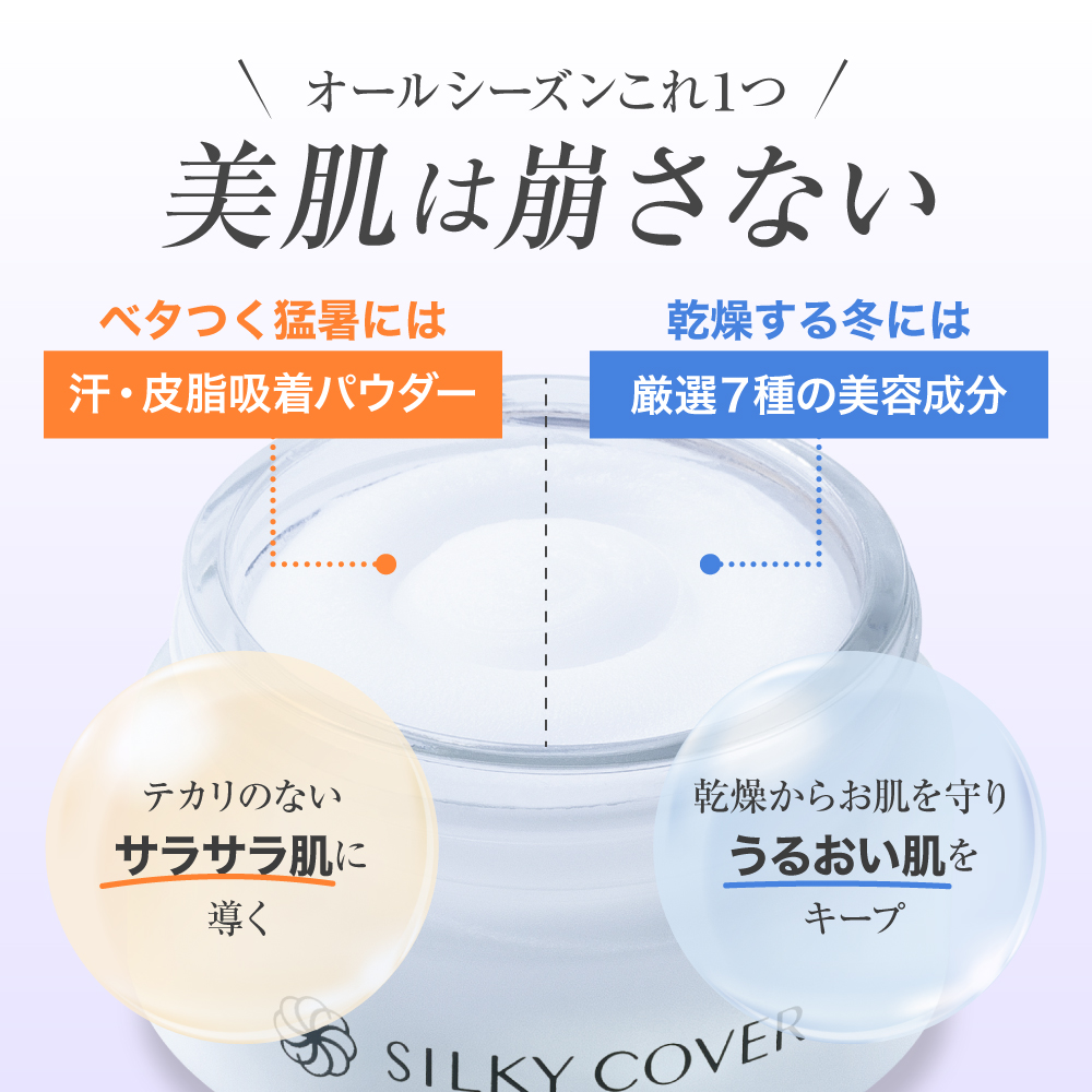【初めての方限定】シルキーカバー 28g(約3ヶ月分)2個セット