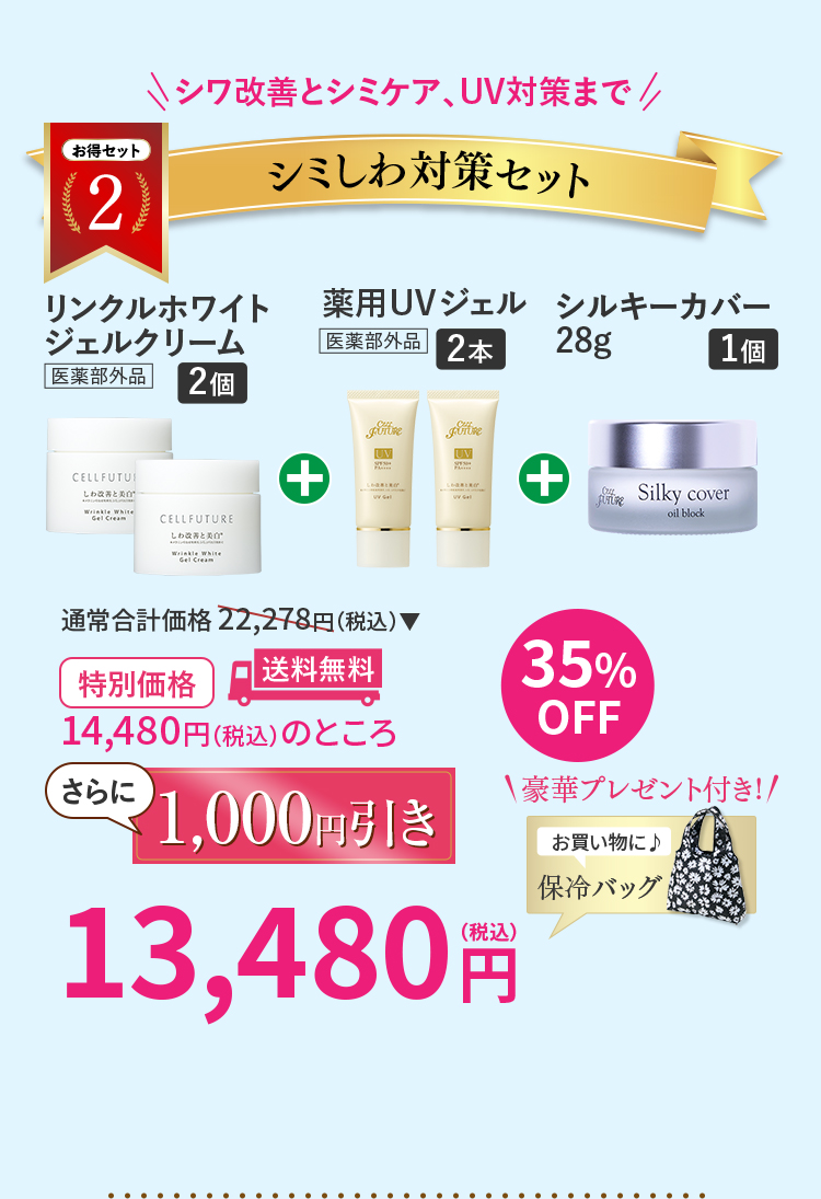 シミしわ対策セット