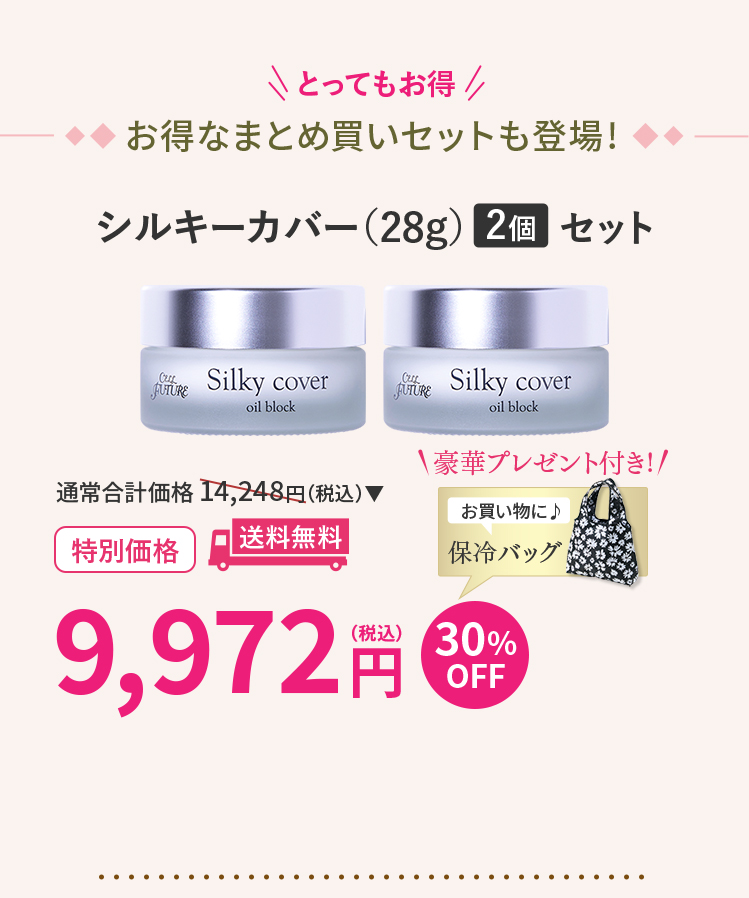 シルキーカバー（28g）2個セット