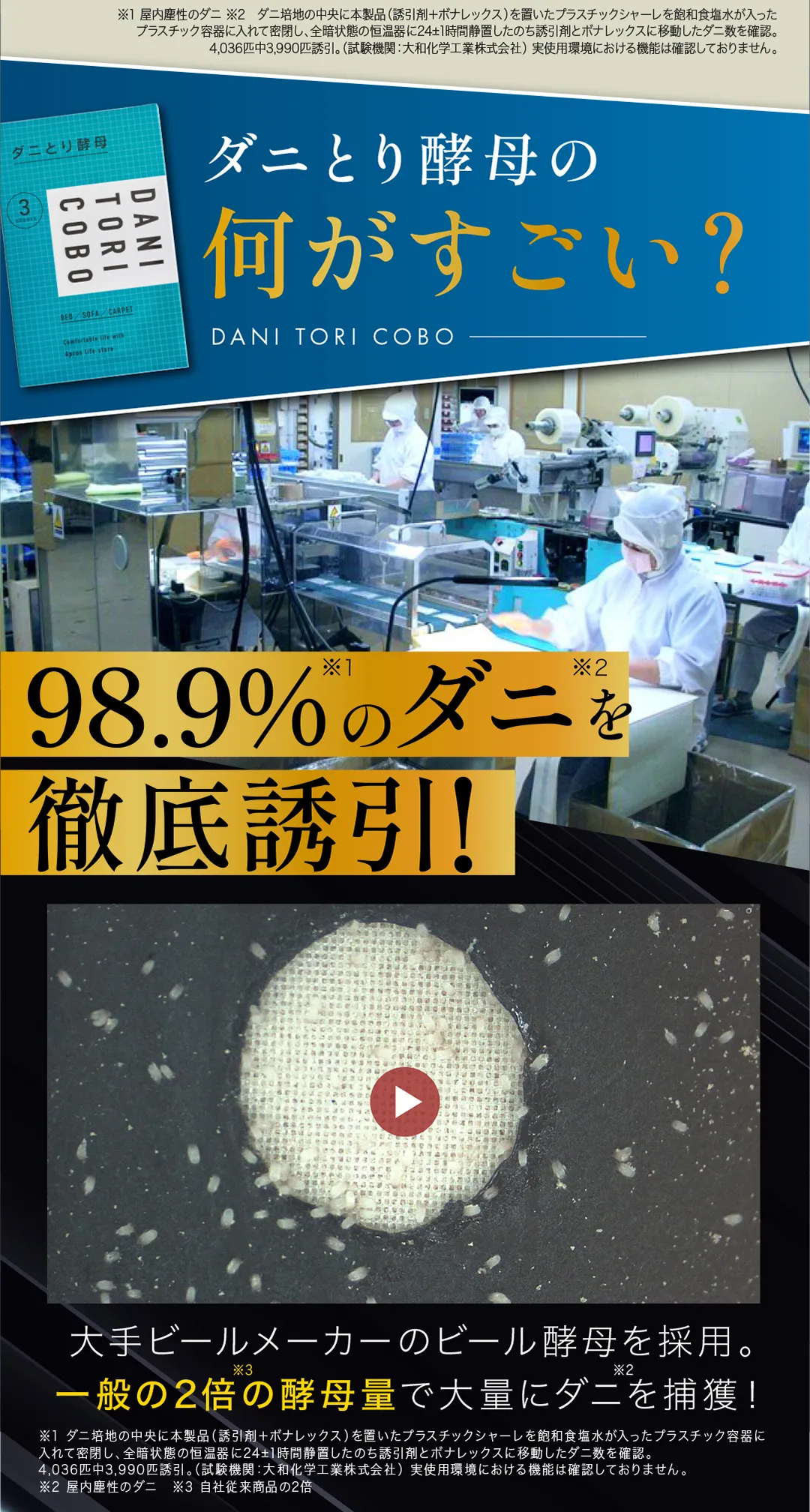 ダニとり酵母|Apros life store ダニとり酵母|Apros life store