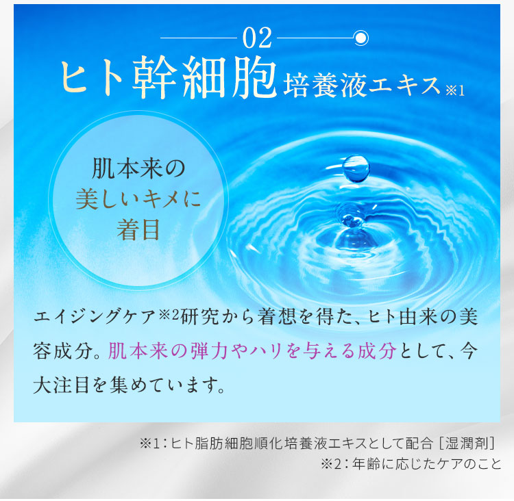 ヒト幹細胞培養液エキス