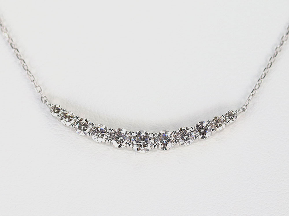 永遠の約束　天然ダイヤモンド　ペンダント1.00ct Pt950 　heart＆Cupid　ネックレス付き Pt850 003