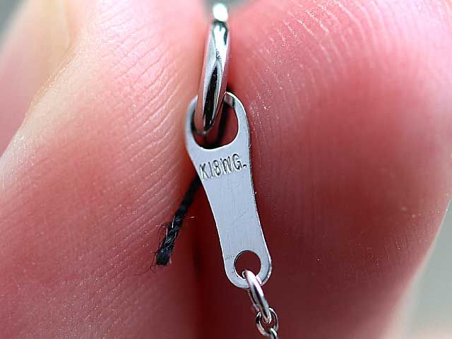 貯め込む　ダンシングストーン　ダイヤモンド　ホースシュー(馬爪)型　ネックレス　K18WG　009