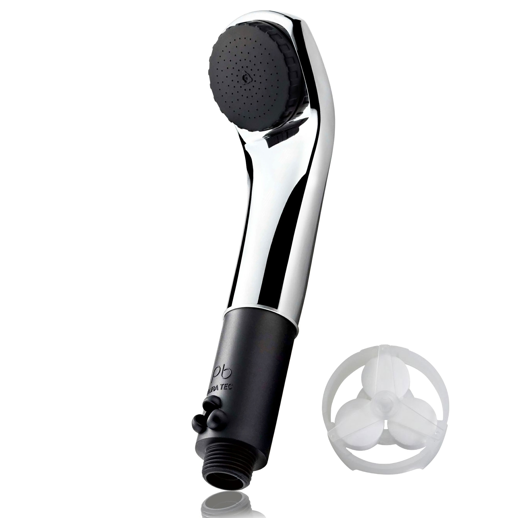 ピュアブルゼロ 【最新モデル】シャワーヘッド※カラー：メタル×ダークグレー※送料無料