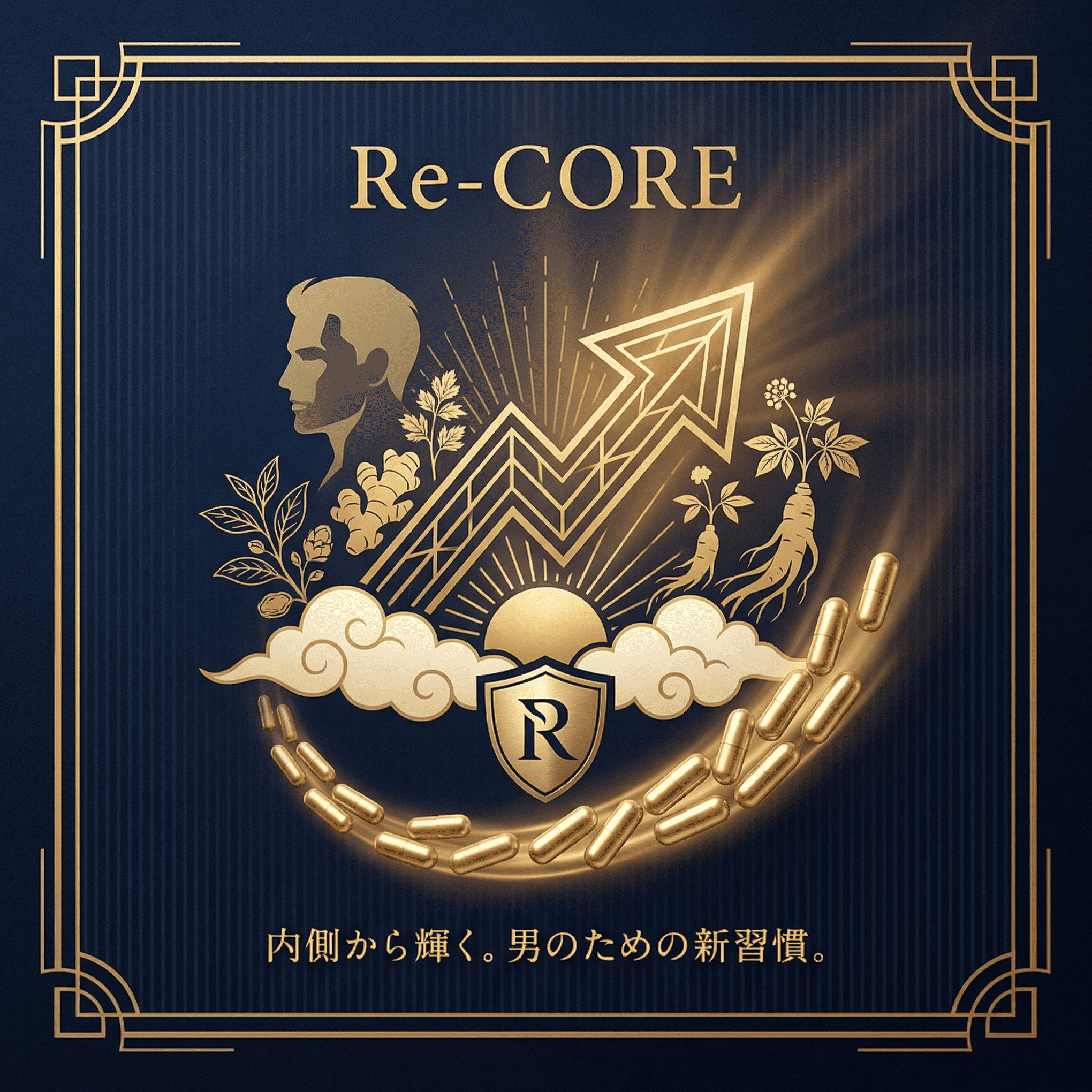 【送料無料】Re-CORE（リコア） 男性用ジャムゥ（A） 1ヶ月分（30粒）