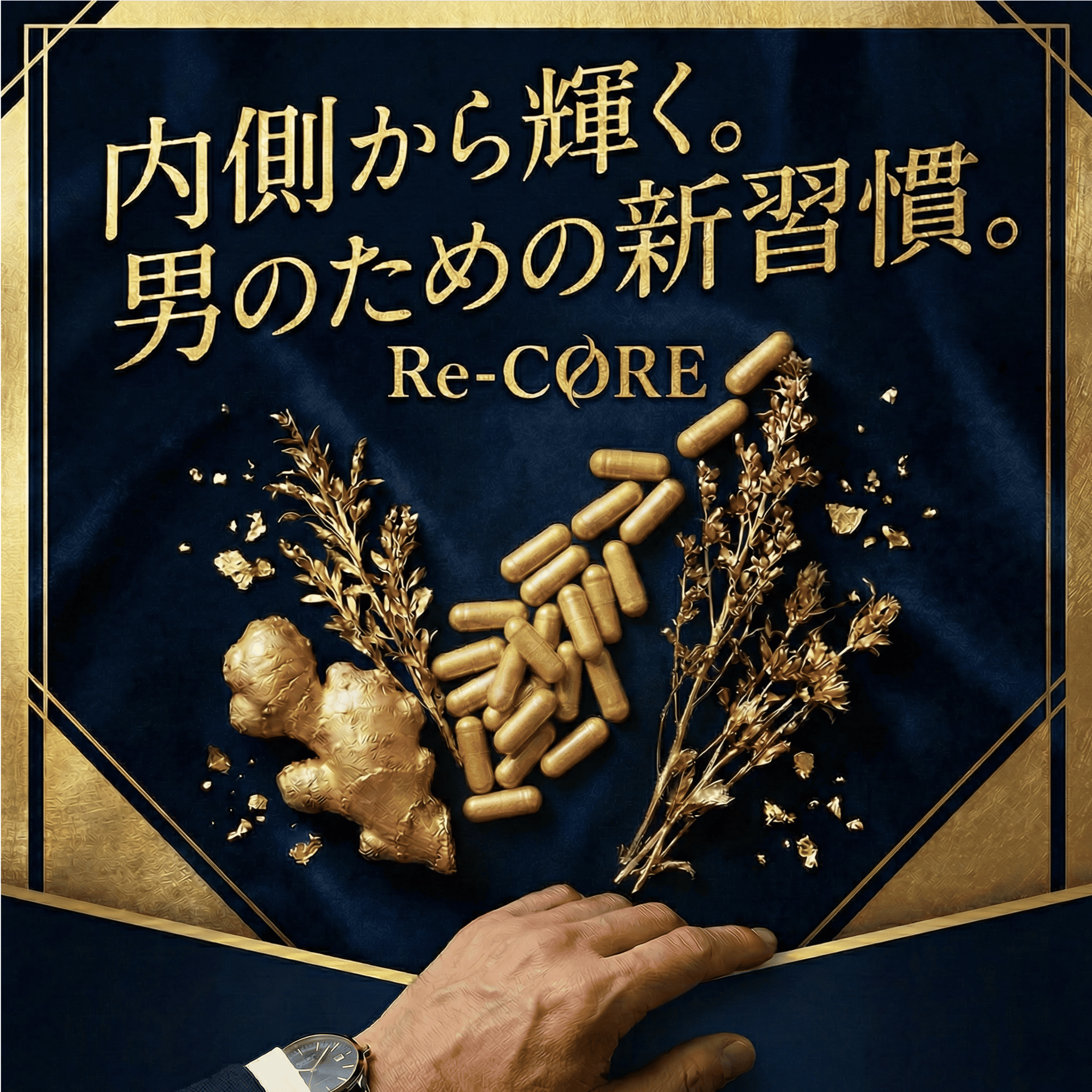 【送料無料】Re-CORE（リコア） 男性用ジャムゥ（A） 1ヶ月分（30粒）