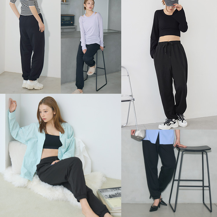 ガードルイン スウェットパンツ [カラー]: ブラック, [サイズ]: S