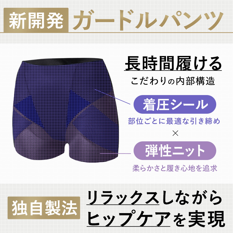 【NEW】ガードルイン リブショートパンツ [カラー]: ブラック, [サイズ]: S