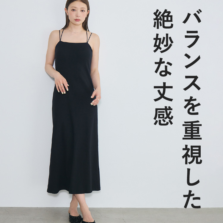 カップイン キャミワンピース [カラー]	: ブラック, [サイズ]: S