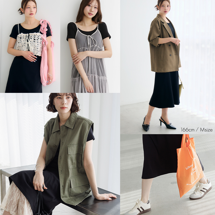 カップイン ボートネック ワンピース [カラー]	: ブラック, [サイズ]: S