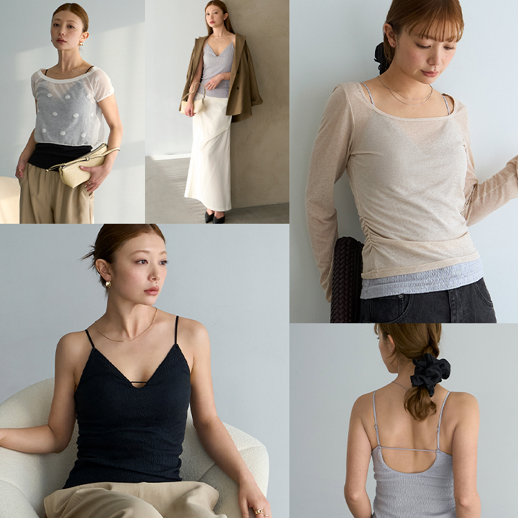 【NEW】カップイン ストラップデザイン キャミソール [カラー]: ブラック, [サイズ]: S