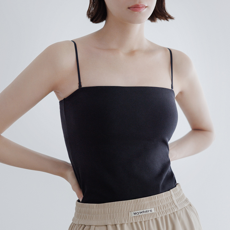 カップイン 2WAY キャミソール [カラー]	: ブラック, [サイズ]: S