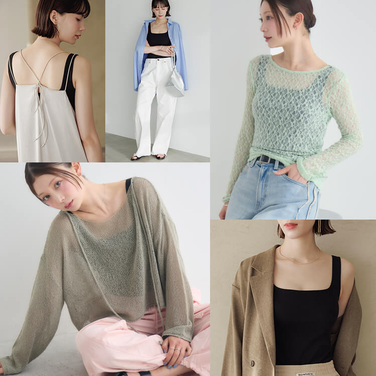 カップイン スクエアネックタンクトップ [カラー]	: ブラック, [サイズ]: S