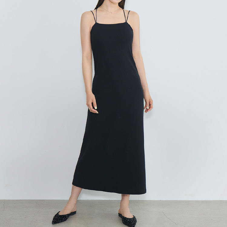 カップイン キャミワンピース [カラー]	: ブラック, [サイズ]: S