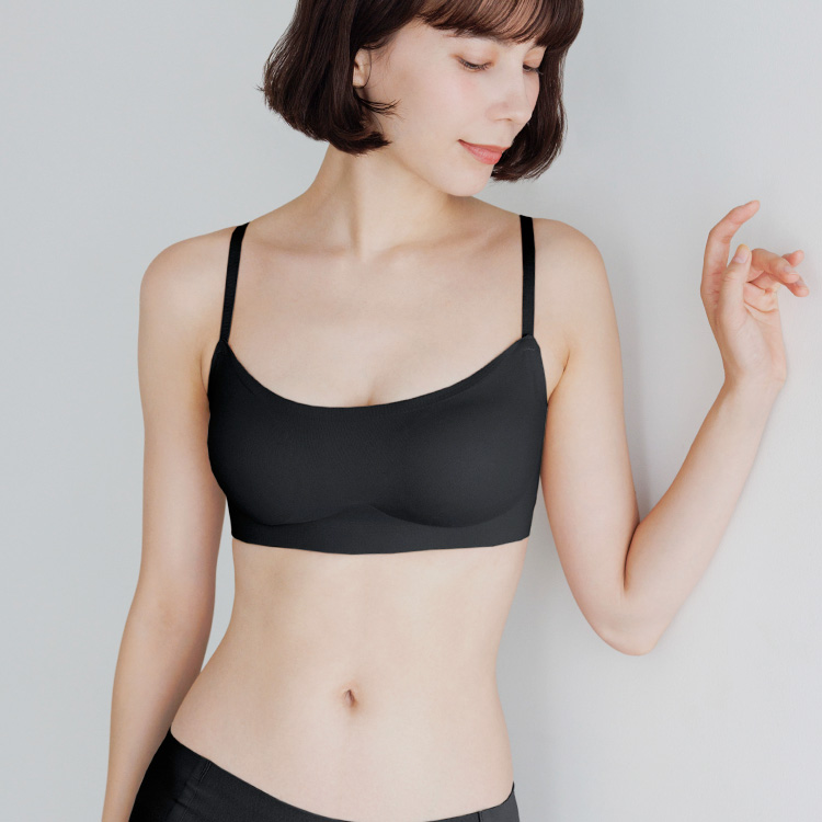 スタイルナイトブラ シームレス バンドゥ [カラー]: ブラック, [サイズ]: M