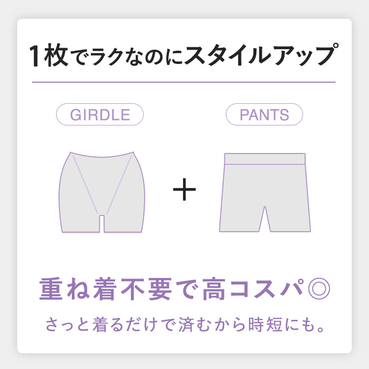 【NEW】ガードルイン リブショートパンツ [カラー]: ブラック, [サイズ]: S