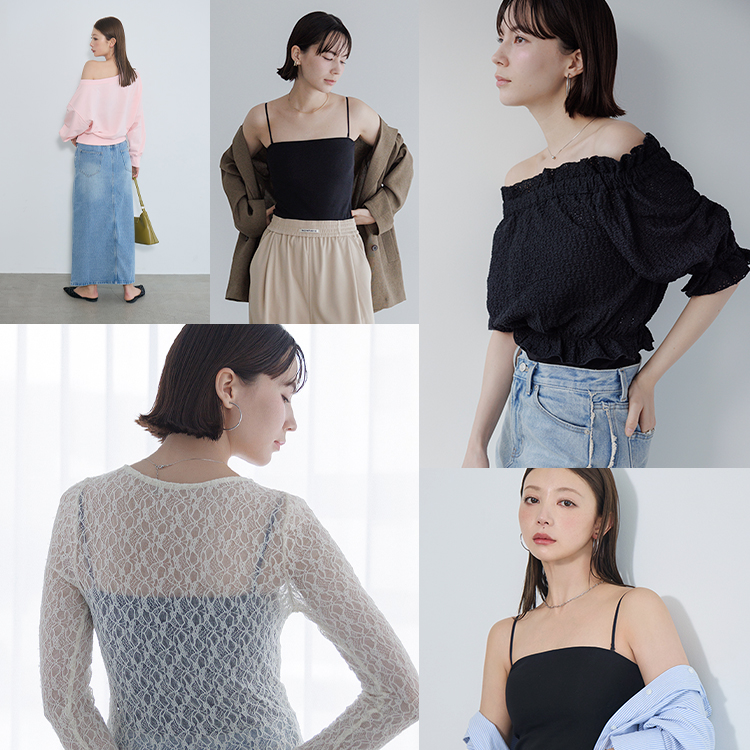 カップイン 2WAY キャミソール [カラー]	: ブラック, [サイズ]: S