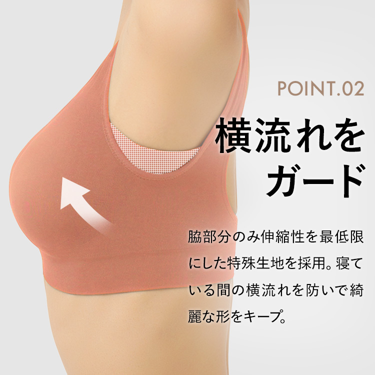 スタイルナイトブラ Uバック [カラー]	: グレイッシュネイビー, [サイズ]: S