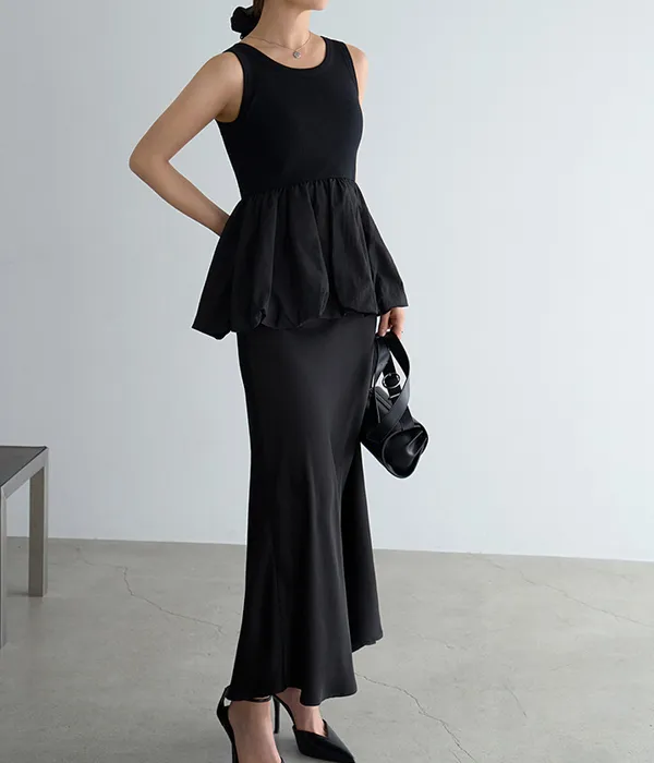 カップイン バルーンタンクトップ