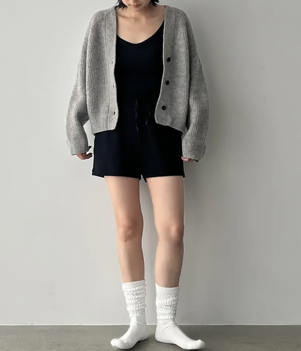 ガードルイン リブショートパンツ