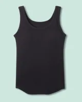 カップイン リブタンクトップ