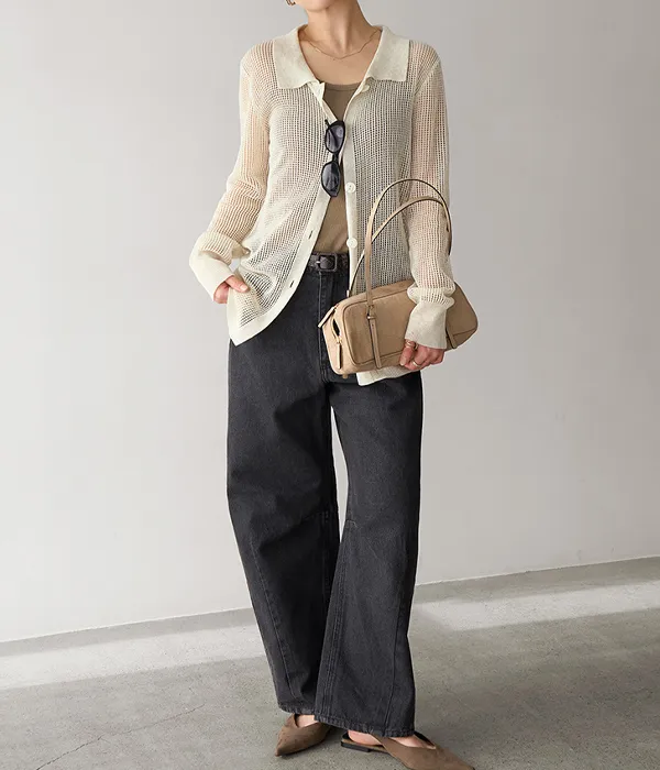 カップイン リブタンクトップ