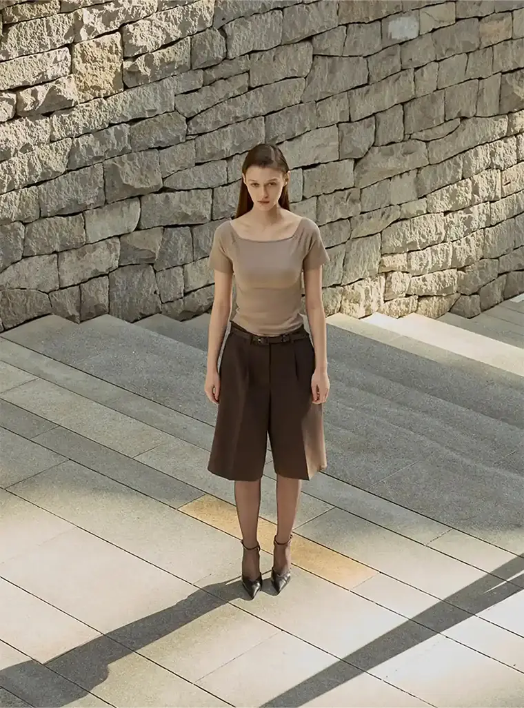 RIB OFFSHOULDER model画像2